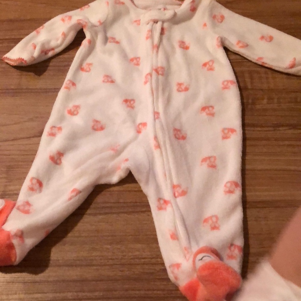 Baby girl towel material onsie